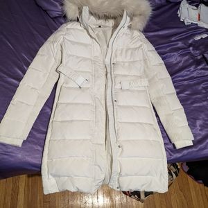 White winter jacket